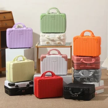 K2558 Suitcase Hand Luggage Cosmetic Case Makeup Bag