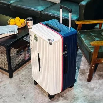 K2170 Alloy Famous Aluminium Travel Suitcase Metal Trolley Case Universal Wheel 28-Inch Boarding Bag