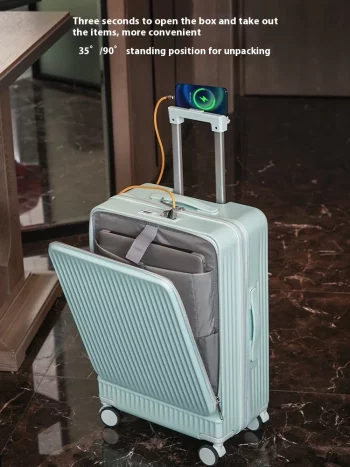K2285 20Men's and Women's New Multi-Functional Password Luggage Trolley Case Wholesale