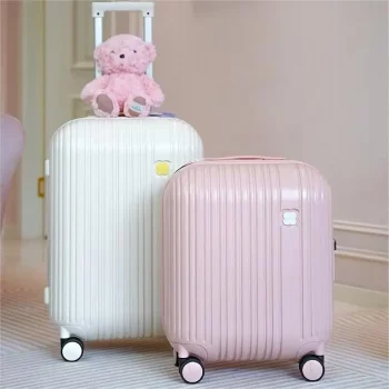 K2574 Women's 20-inch suitcase, silent and shock-resistant handle suitcase