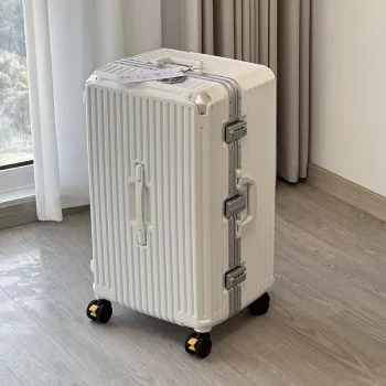 K2495 Large Capacity Aluminium Frame Suitcase Brake Wheels Multifunctional Trolley Luggage