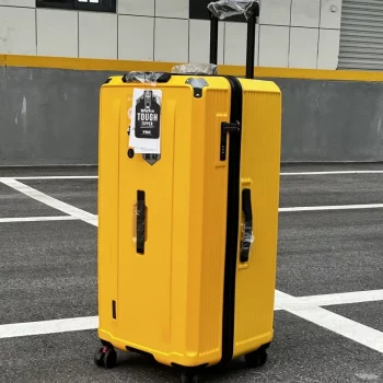K2256 Rectangular Suitcase Large Size Lightweight Rolling Luggage Travel Bag with Five Wheels
