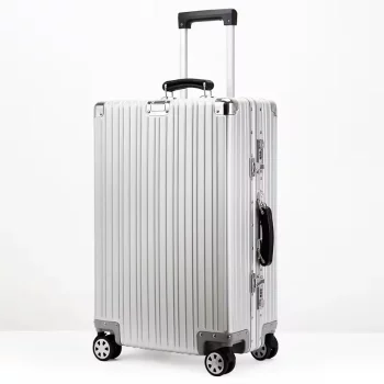 K2350 Top Quality All Aluminum-magnesium Alloy Travel Suitcase Rolling Luggage 20/24/26/29'' Retro Trolley Case