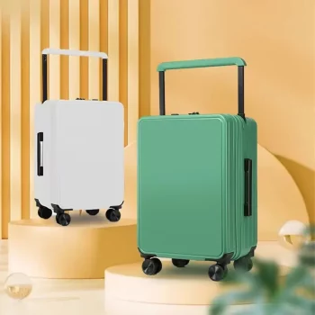K2155 New Password Rolling Luggage Case Wide Tie Rod USB Lightweight Luggage PC Water Proof High Capacity Luggage