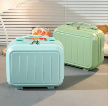 K2470 Zipper suitcase ladies' cute children's makeup box mini suitcase makeup bag