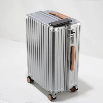 KF49873322 Luggage Small Carrying Case with Handle Combination Lock Light Tone Universal Wheel Travel Trolley Case