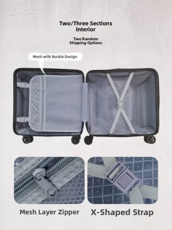 K2391 Small 8-Inch Carry-On Suitcase Lightweight Travel Bag for Men And Women Airport Password Box
