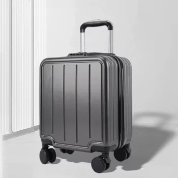 K2522 Carry-On Luggage With 4 Spinner Wheels No Check-In Airline Approved Portable Travel Suitcase