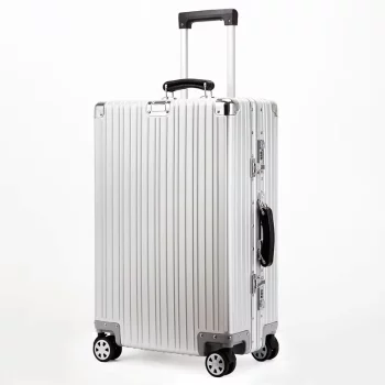 K2204 All Aluminum-magnesium Alloy Travel Suitcase High Quality Rolling Luggage 20/24/26/29'' Retro Trolley Case