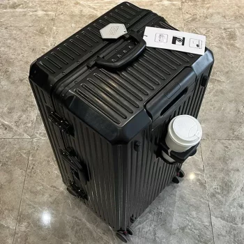 K2306 New Luggage Men's Large-capacity Trolley Case Women's Aluminum Frame Boarding Box Rolling Suitcase