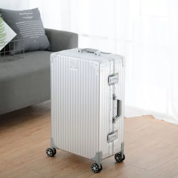 K2541 Luggage with large capacity, all aluminum magnesium alloy, 24 inch universal wheels