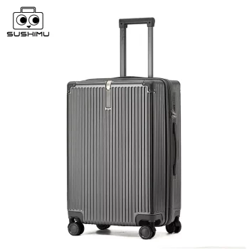 K2143 Suitcase Wide Handle Travel Suitcase Men 20 24 26 Carry-On Luggage Women PC Trolley Case