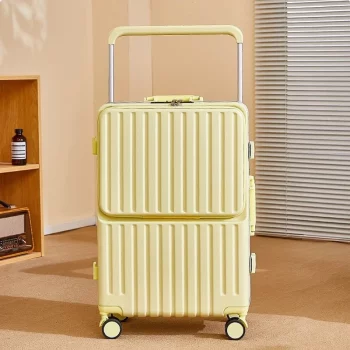 K2404 Wide Trolley Luggage 20 inch carrier Front Opening Trolley Boarding Box
