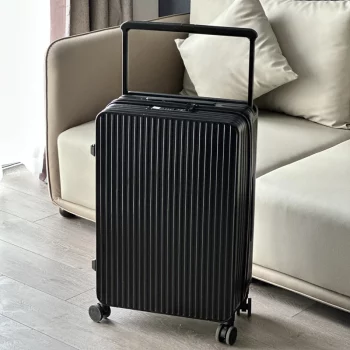 K2357 Wide Handle Suitcase Large Capacity Rolling Luggage 28-inch Cabin Suitcase on Wheels