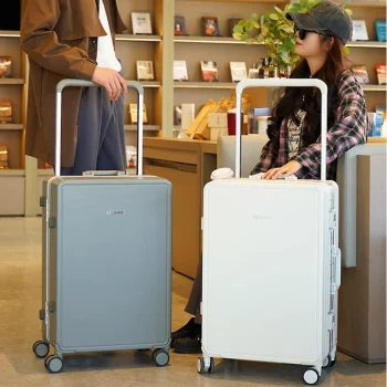 K2228 New Wide Pull Rod Rolling Luggage Ultra Light Aluminum Frame Trolley Case Travel Suitcase