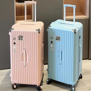 K2296 Large Capacity Suitcase with Five Wheels,Brake Rectangular Rolling Luggage Travel Case