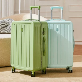 K2192 Travel suitcases on wheels zipper trolley luggage bag woman rolling luggage case combination lock lightweight luggage