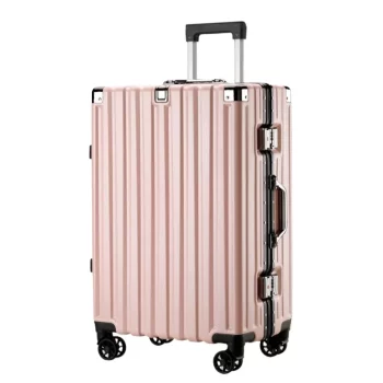 K2106 Aluminum Frame Suitcase Thick Durable Travel Luggage Password Lock New Style Large Capacity Trolley Case