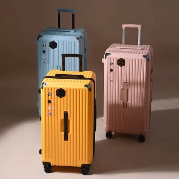 K2218 Luggage Sets Large Capacity Five Rounds Student Trolley Case Password Suitcase