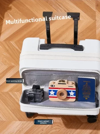K2422 Carry-On Suitcase Fem Students Dormi Acc ort Trip Special High Aesthetic Value Pullman Lage Bag