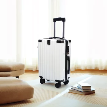 K2420 Carry-on Luggage with Portable Hook & Removable Wheels Anti-collision Corner Sturdy Handle Suitcase