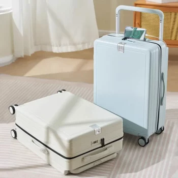 K2392 New Wide Tie Bar With Cup Holder Luggage Case Strong Thickened Multi-Function Large Capacity