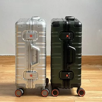 K2540 All aluminum-magnesium alloy travel suitcase Men's Business Rolling luggage