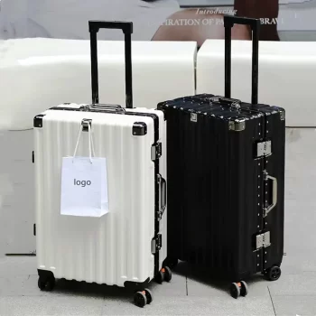 K2501 Luggage female mute universal wheel trolley case aluminum frame 24 inch student password suitcase