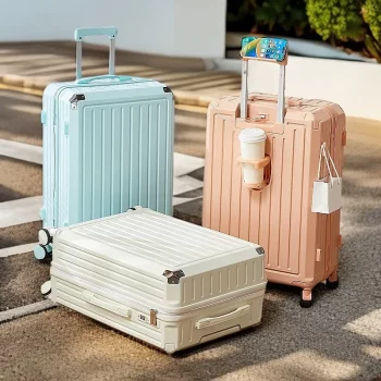 K2134 24-Inch Luggage 2025 Fashion Trolley Case Large Capacity with Combination Lock Universal Wheel