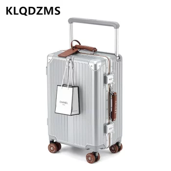 K2245 Carry-on Travel Luggage 20"24"28 Inch Aluminum Frame Large Capacity Trolley Case