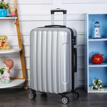 K2111 Travel Suitcase Women's Carry-On Bag Universal Wheel Spinner 20 Inch Large Capaci Student Small Leather Suitcase