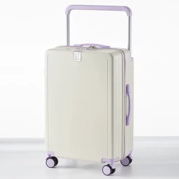 K2383 New Color Block 20 inch carrier Wide Handle Travel Suitcase 28 inch Multi-Functional Luggage