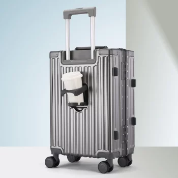 K2529 Aluminum Frame Student Suitcase Large Capacity Trolley Case