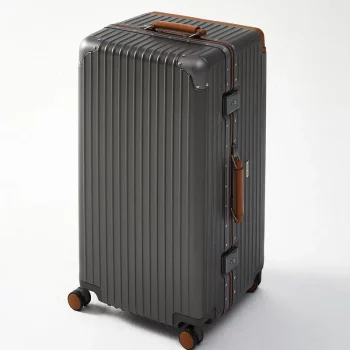 K2575 Large Capacity Suitcase Deep-Compartment Aluminum-Frame Luggage