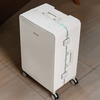 K4324522 Luggage Small Carrying Case with Handle Combination Lock Light Tone Universal Wheel Travel Trolley Case