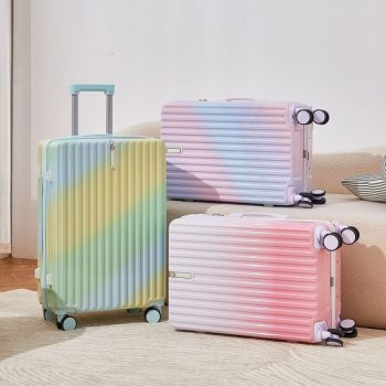 Five wheels aluminum frame travel bag