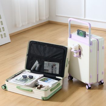 OJ378 Five wheels aluminum frame travel bag