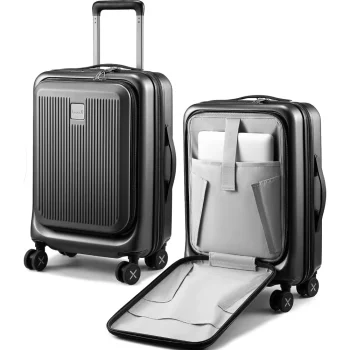 K2641 Carry on Luggage Airline Approved, PC Hard Shell Suitcase
