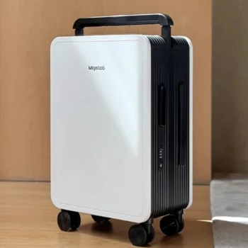 K2607 Wide Handlebar Travel Balance Trolley Suitcase with 360° Spinner Wheel