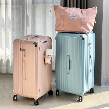 K2616 Extra-large capacity suitcase, five-wheeled trolley case, password case