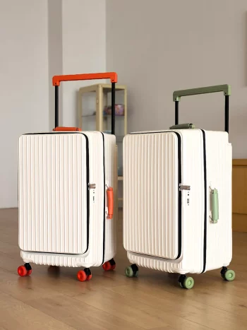 K2625 New Large Capaci Travel Suitcase Women's Wide Pull Rod Password Box