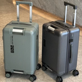 KF3322 Luggage Small Carrying Case with Handle Combination Lock Light Tone Universal Wheel Travel Trolley Case