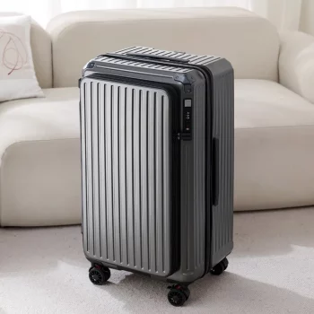 KF65432 Luggage Small Carrying Case with Handle Combination Lock Light Tone Universal Wheel Travel Trolley Case