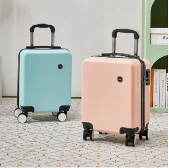 K2609 New Luggage travel trolley bag, wheeled luggage lightweight student carry-on bag