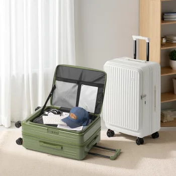 K2626 Large Capacity Expandable Suitcase Multi-Function Side Opening Luggage
