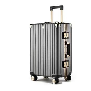 K2613 New Aluminum Frame Luggage 20/22/24/26/28 Inch Student Trolley Case