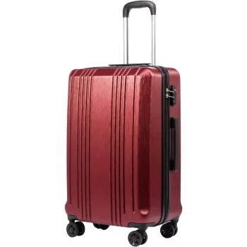 K2644 Luggage Suitcase PC+ABS with TSA Lock Spinner Carry on Hardshell Lightweight